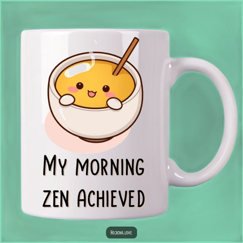 Funny Hojicha Cup Stirring Mug - The Perfect Enthusiastic Tea Lover Gift