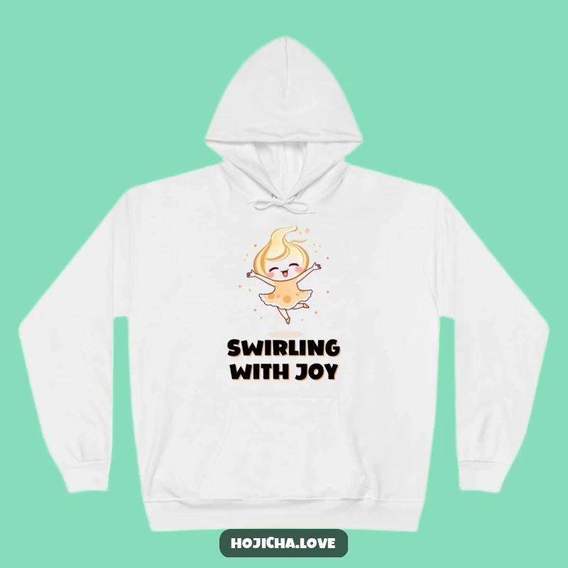 Cozy Funny Hojicha Latte Art Hoodie: Your Warm Embrace of Elegance